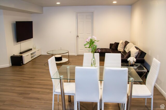 1415 N 3300 W, Provo, UT 84601 - dining area with recessed lighting and wood finished floors