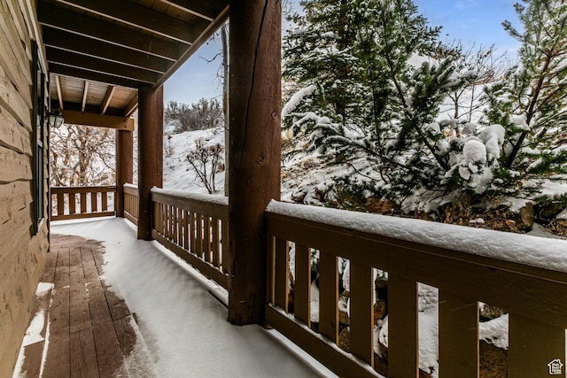 8050 Gambel Dr Unit O-1, Park City, UT 84098 - view of snow covered back of property
