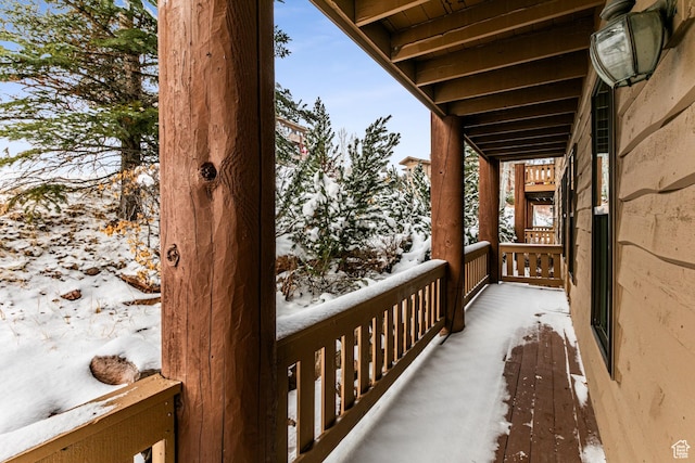 8050 Gambel Dr Unit O-1, Park City, UT 84098 - view of snow covered back of property