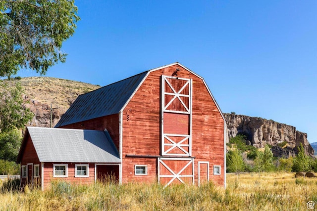 7394 E Moon Light Dr Unit 326A, Heber City, UT 84032 - view of barn featuring a mountain view