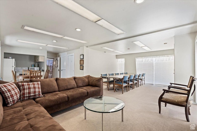 88 W 50 S Unit C9, Centerville, UT 84014 - living area featuring carpet flooring and recessed lighting