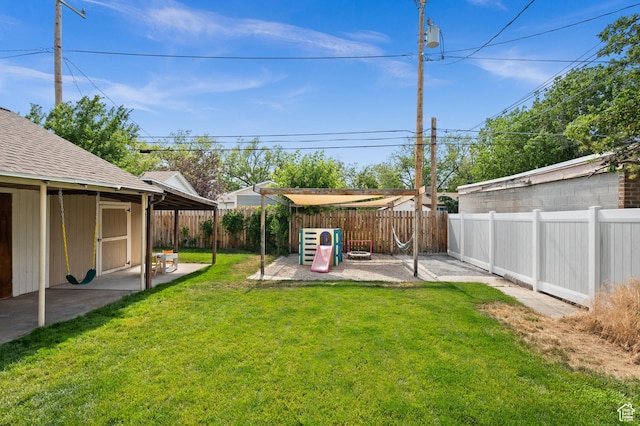 817 N Catherine St, Salt Lake City, UT 84116 - fenced backyard with a patio