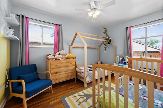 817 N Catherine St, Salt Lake City, UT 84116 - bedroom featuring wood finished floors and a ceiling fan