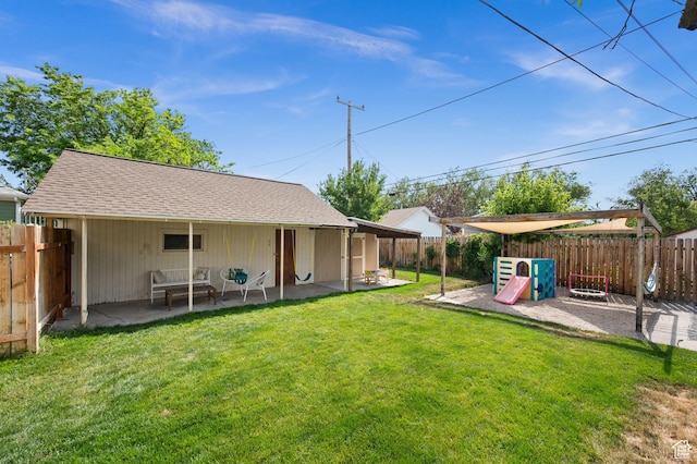 817 N Catherine St, Salt Lake City, UT 84116 - fenced backyard featuring a patio area