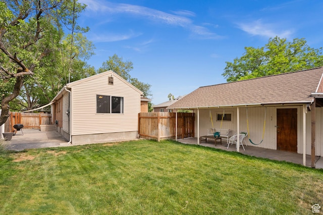 817 N Catherine St, Salt Lake City, UT 84116 - fenced backyard with a patio area