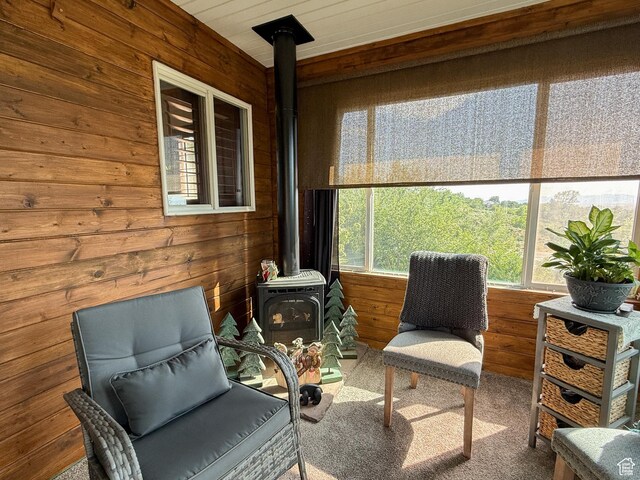 280 W 2400 S, Perry, UT 84302 - sunroom with a wood stove