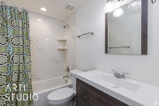 1209 N 1120 W, Clinton, UT 84015 - full bath featuring vanity, shower / bathtub combination with curtain, and recessed lighting