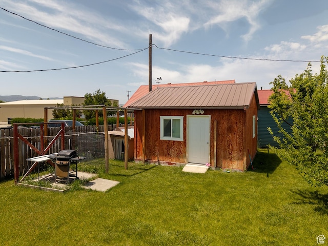 115 N Main St, Malad City, ID 83252 - view of outbuilding with a fenced backyard