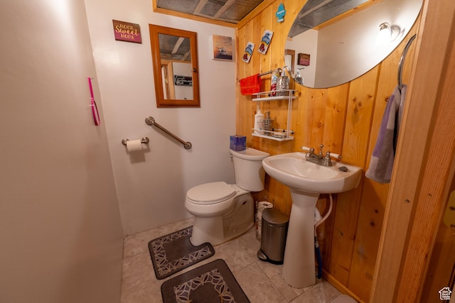 115 N Main St, Malad City, ID 83252 - half bathroom featuring toilet and tile patterned floors