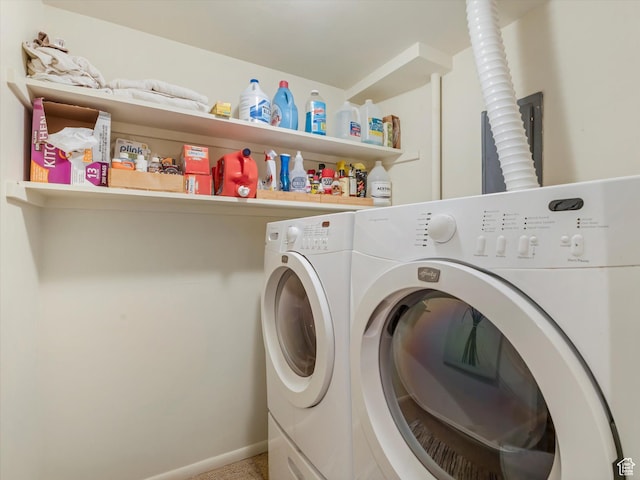 3645 E Fortuna Cir, Salt Lake City, UT 84124 - washroom with washing machine and dryer