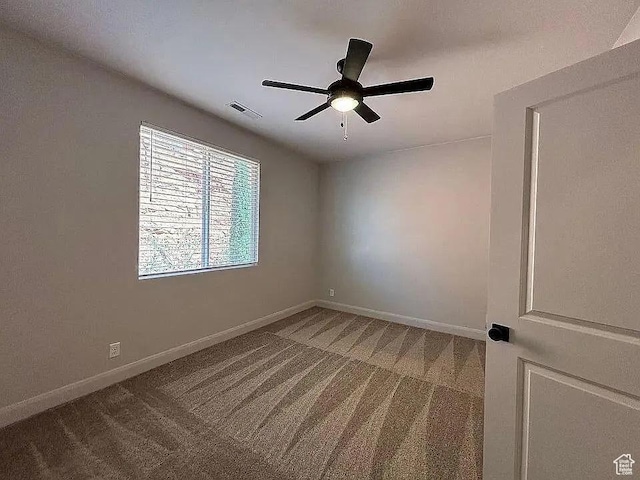 840 N Twin Lakes Dr Unit 414, St George, UT 84790 - carpeted empty room with baseboards and ceiling fan