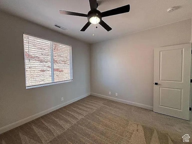 840 N Twin Lakes Dr Unit 414, St George, UT 84790 - carpeted empty room featuring ceiling fan and a smoke detector