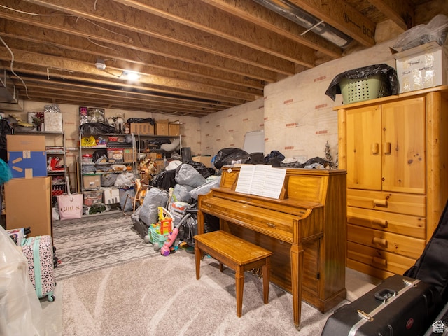 4821 W Juniper Bend Cir Unit 101, Herriman, UT 84096 - unfinished below grade area featuring carpet floors