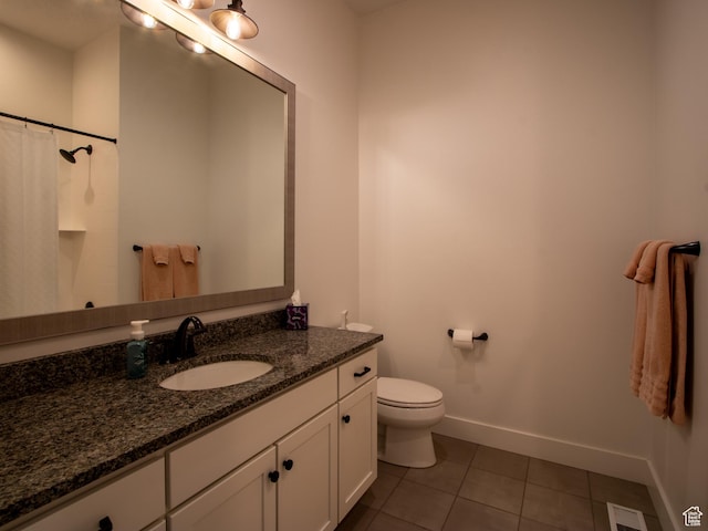 4821 W Juniper Bend Cir Unit 101, Herriman, UT 84096 - full bathroom featuring tile patterned flooring, vanity, and a shower with curtain