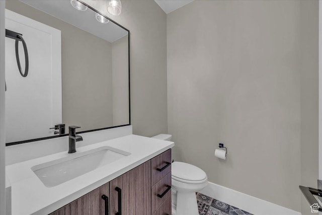 385 E Entrada Dr, Virgin, UT 84779 - half bathroom featuring vanity and tile patterned floors