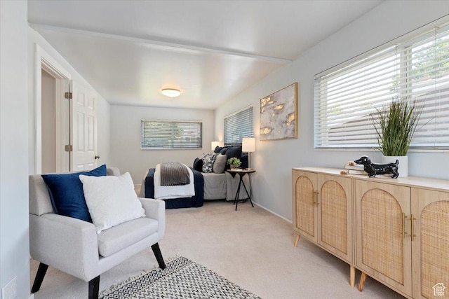 2268 E 7160 S, Cottonwood Heights, UT 84121 - sitting room with light carpet and healthy amount of natural light
