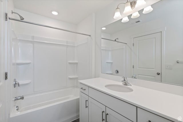 312 N 440 W, Pleasant Grove, UT 84062 - full bath featuring tub / shower combination, vanity, and recessed lighting