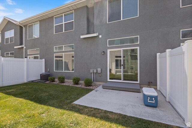312 N 440 W, Pleasant Grove, UT 84062 - rear view of house featuring stucco siding and a patio area