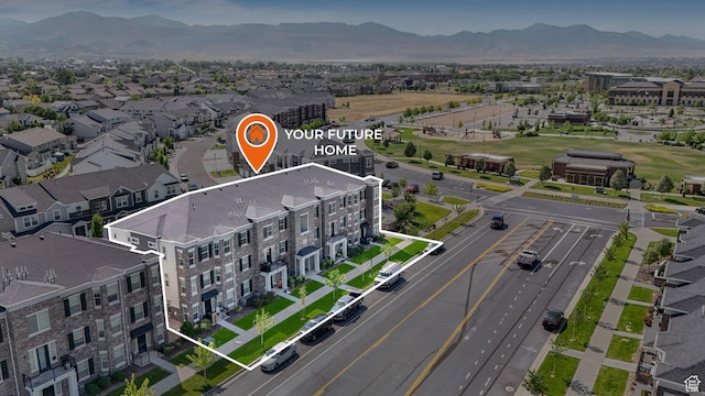 13073 S Newbridge Ln Unit E301, Herriman, UT 84096 - aerial view of mountains