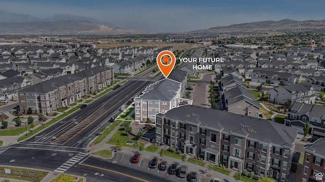 13073 S Newbridge Ln Unit E301, Herriman, UT 84096 - aerial overview of property's location featuring mountains
