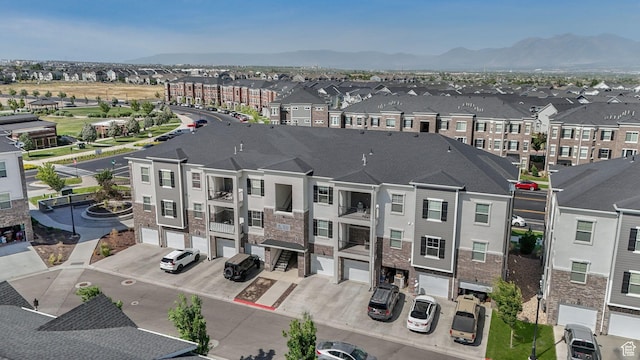 13073 S Newbridge Ln Unit E301, Herriman, UT 84096 - aerial view of residential area featuring a mountain backdrop