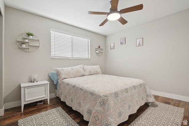 5964 S 610 W, Murray, UT 84123 - bedroom featuring wood finished floors and a ceiling fan
