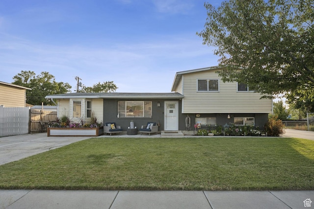 5964 S 610 W, Murray, UT 84123 - split level home featuring an outdoor living space and entry steps