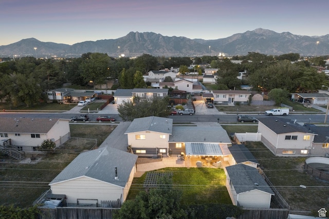 5964 S 610 W, Murray, UT 84123 - aerial view of residential area featuring mountains