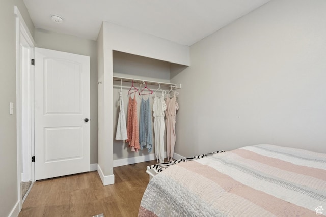 5964 S 610 W, Murray, UT 84123 - bedroom with wood finished floors and baseboards