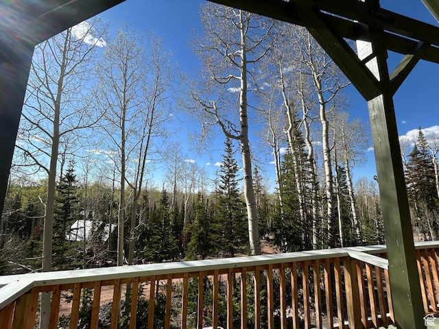 468 E Trail Rd, Brian Head, UT 84719 - view of deck