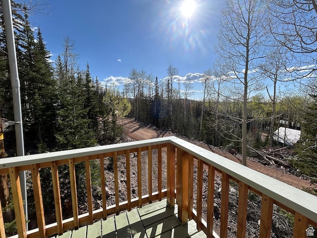 468 E Trail Rd, Brian Head, UT 84719 - view of balcony