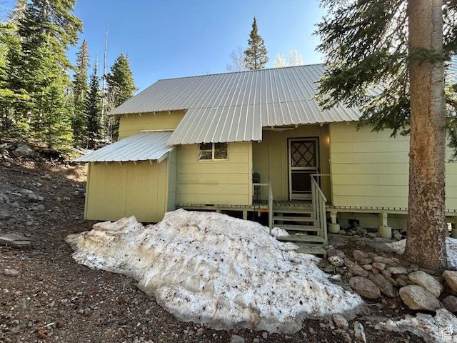 468 E Trail Rd, Brian Head, UT 84719 - view of front of house with a metal roof