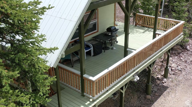 468 E Trail Rd, Brian Head, UT 84719 - wooden deck featuring stairs