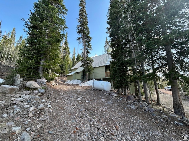 468 E Trail Rd, Brian Head, UT 84719 - view of property exterior featuring a metal roof