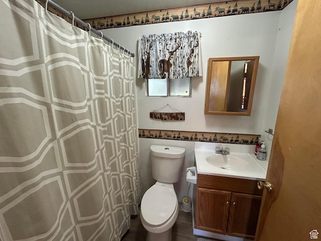 468 E Trail Rd, Brian Head, UT 84719 - bathroom featuring vanity and curtained shower