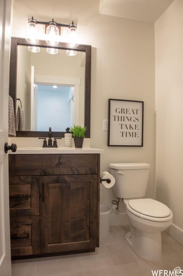 3999 W 2050 S, Taylor, UT 84401 - bathroom with vanity and tile patterned flooring