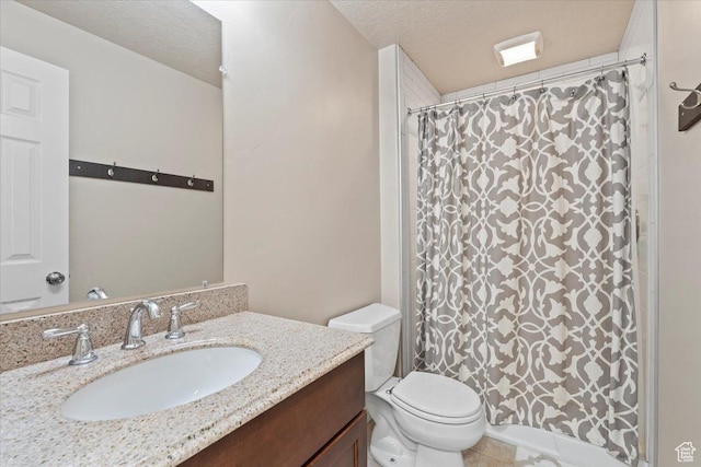 10787 N Town Center Pkwy, Highland, UT 84003 - full bathroom with vanity, a shower with curtain, and a textured ceiling