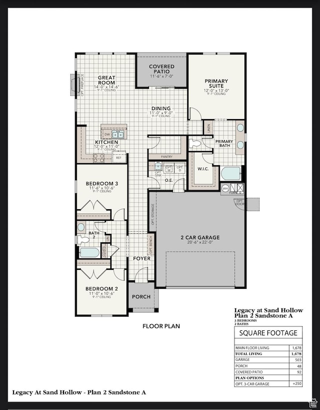 1621 E Centaurus Way Unit 109, Washington, UT 84780 - view of room layout