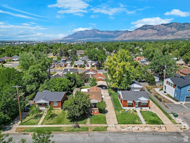 522 E Diana St, South Ogden, UT 84403 - aerial view of residential area featuring a mountain backdrop