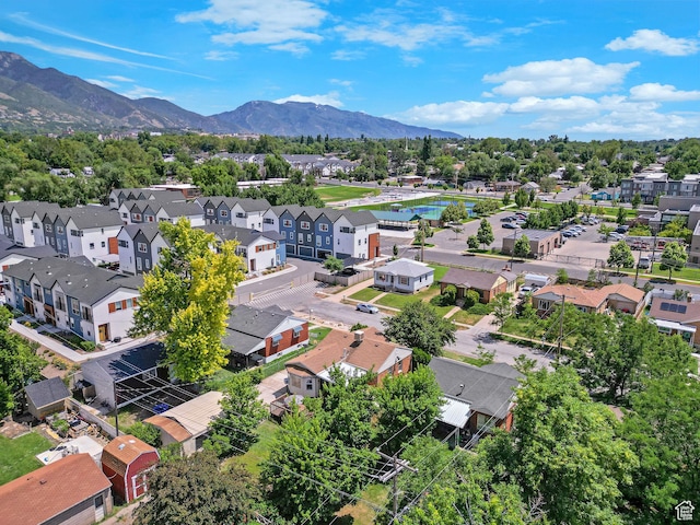 522 E Diana St, South Ogden, UT 84403 - aerial view of residential area featuring a mountainous background