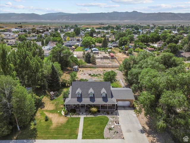 360 S 300 E, Ephraim, UT 84627 - aerial view of residential area featuring a mountain backdrop