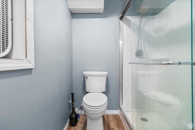 360 S 300 E, Ephraim, UT 84627 - full bathroom featuring wood finished floors and a shower stall