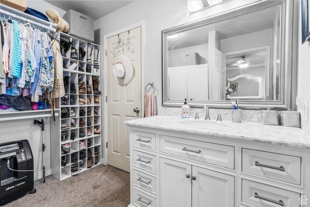 360 S 300 E, Ephraim, UT 84627 - bathroom with vanity and a ceiling fan
