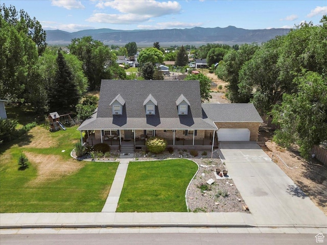 360 S 300 E, Ephraim, UT 84627 - aerial view of property and surrounding area with a mountain backdrop