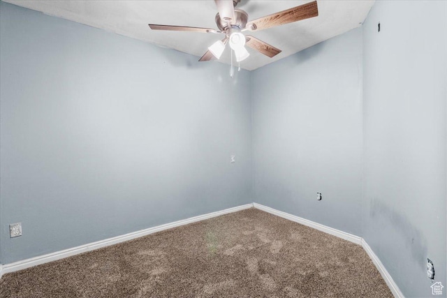 360 S 300 E, Ephraim, UT 84627 - carpeted empty room with a ceiling fan and baseboards