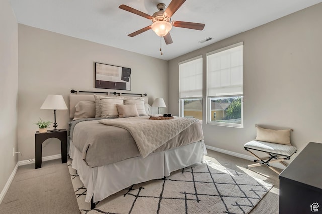 11184 S Waltana Way Unit 205, South Jordan, UT 84095 - bedroom featuring light carpet and a ceiling fan