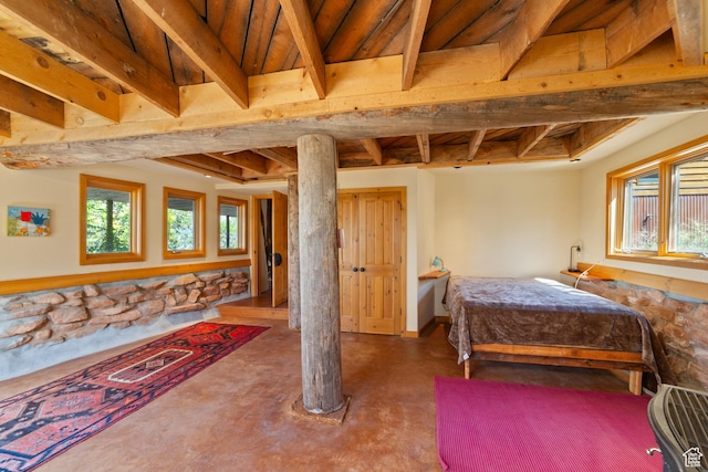338 Taylor Ln, Castle Valley, UT 84532 - bedroom featuring concrete floors