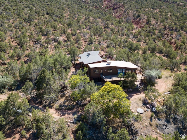338 Taylor Ln, Castle Valley, UT 84532 - view from above of property featuring a forest
