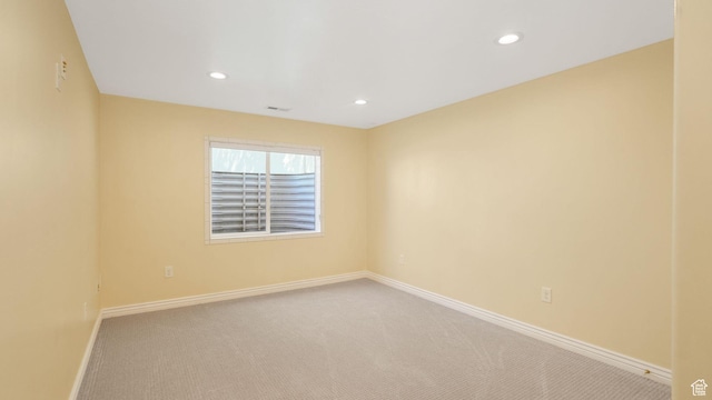 1257 W Bateman Ponds Way S, West Jordan, UT 84084 - carpeted empty room with baseboards and recessed lighting