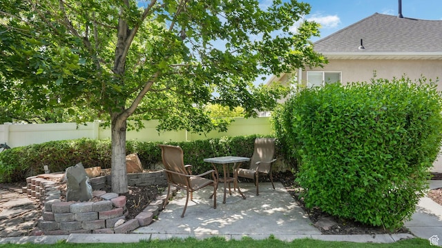 1257 W Bateman Ponds Way S, West Jordan, UT 84084 - fenced backyard featuring a patio